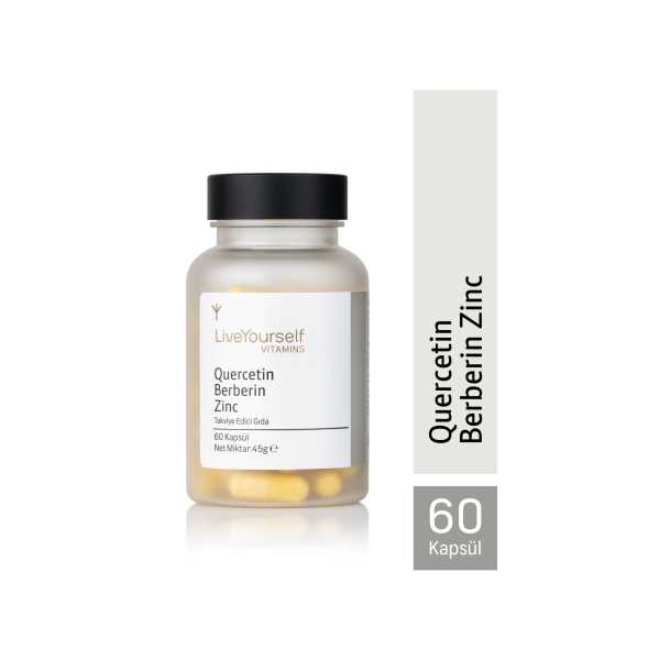 LİVE YOURSELF QUERCETİN BERBERİN ZİNC 60 KAPSÜL