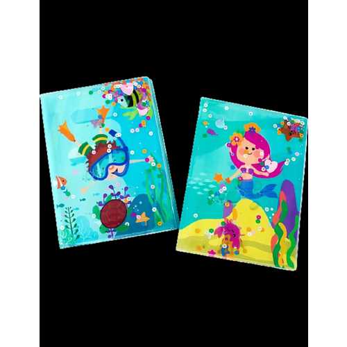 DOLPHİN 14X20 SULU KAPAKLI ÇİZGİLİ DEFTER