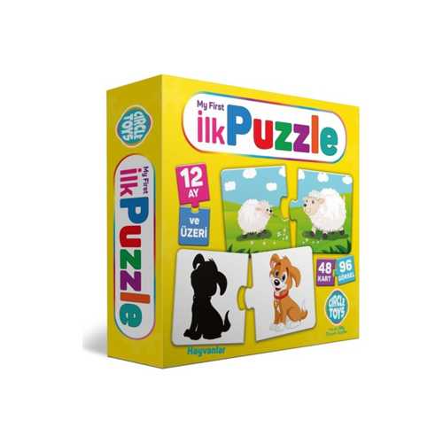 CİRCLE MY FIRST İLK PUZZLE 12+AY 48 KART CT012