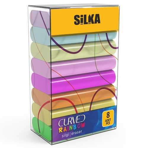 SİLKA SİLGİ CURVED 8Lİ 30 PKT - SG51