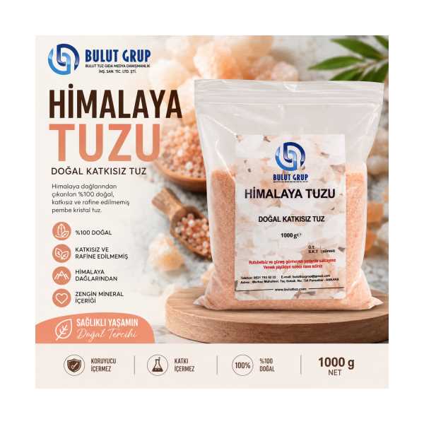 HİMALAYA YEMEKLIK TUZ 1 KG