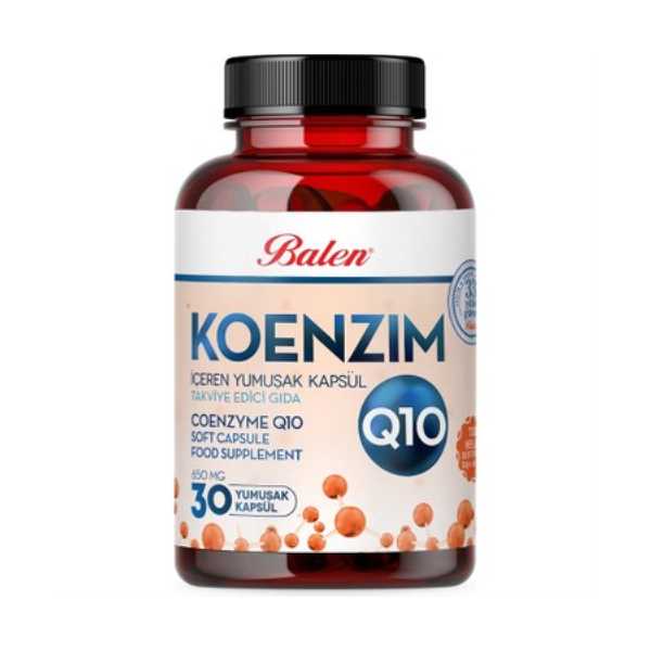BALEN KOENZİM Q10 İÇEREN YUMUŞAK KAPSÜL - 30 KAPSÜL