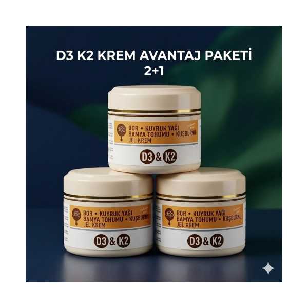 MY DOP D3 K2 KREM AVANTAJ PAKETİ 2+1