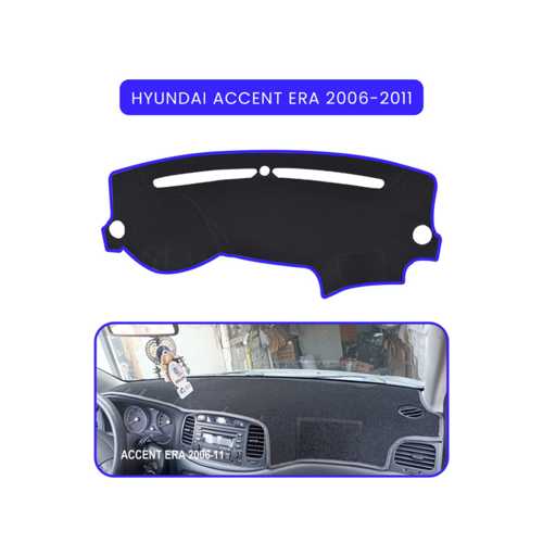 HYUNDAİ ACCENT ERA 2006-2011TORPİDO KORUMA HALISI MAVİ KENAR