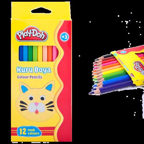 PLAY-DOH KURU BOYA TAM BOY 12 RENK KU001