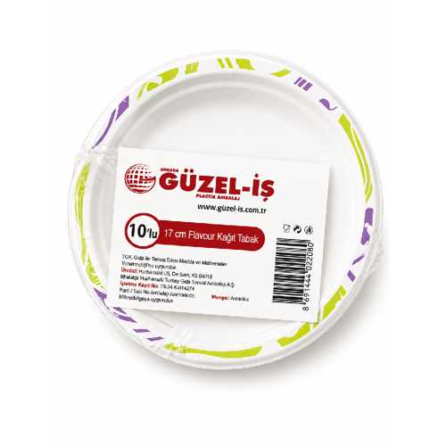 GÜZELİŞ 17CM CHİNET TABAK 10LU