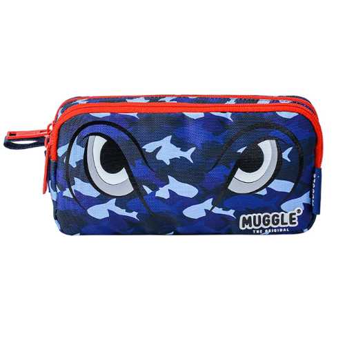 MUGGLE MU-9628 SHARK MAVİ KALEMLİK ÇANTA-6-