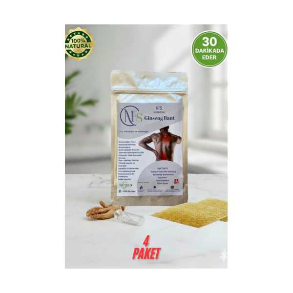 NFS GİNSENG BANT 100 ADET  4 PAKET