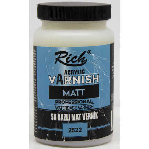 RİCH SU BAZLI VERNİK MAT 250ML 2522