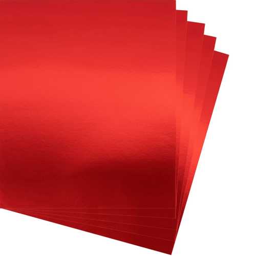 MASİS METALİK KARTON 50X70 10LU KIRMIZI