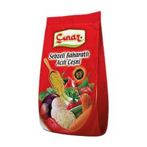 ÇINAR SEBZELİ BAHARATLI ACILI BALKAN ÇEŞNİ 1 KG
