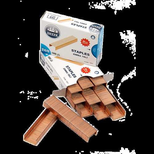 DELTA ZIMBA TELİ 1000Lİ 24/6 SARI 1551 -10-