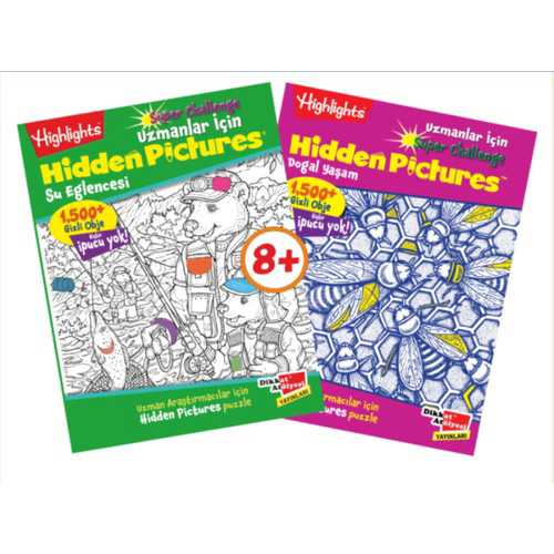 DİKKAT UZMAN HİDDEN PİCTURES (2Lİ SET)