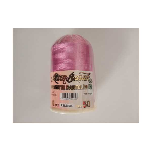 ALTINBAŞAK POLYESTER DANTEL İPLİĞİ COLOR 34 100 GR  (HOBİ) TUHFETOWER