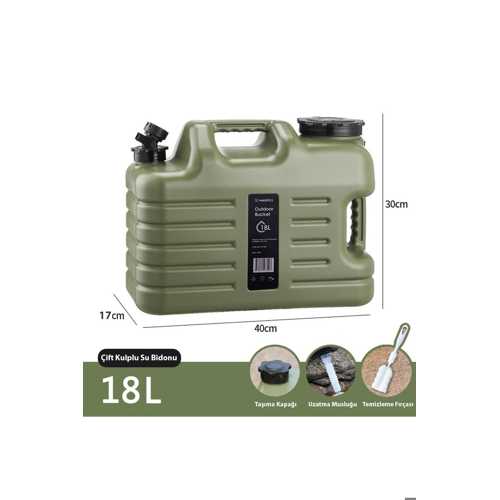 GALON AIR PE MUSLUKLU SU BIDONU 18 LITRE
