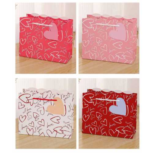 PİN HEDİYELİK KARTON ÇANTA 32X26X11 12Lİ NO:16