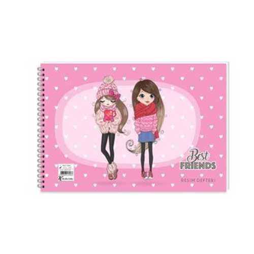 KESKİN RESİM DEFTERİ 15YP 17X25 BEST FRİENDS