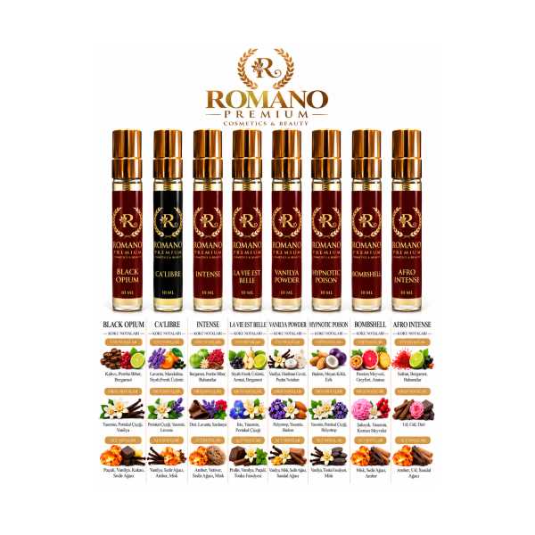ROMANO KADIN PARFÜM TESTER SERİSİ 10 ML 8 ADET