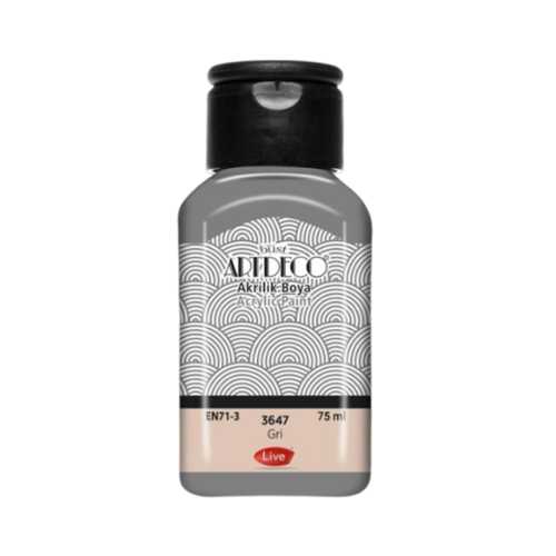 ARTDECO AKRİLİK BOYA 75ML GRİ 3647