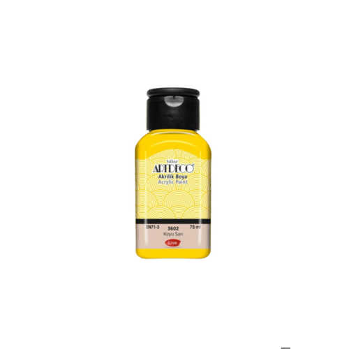 ARTDECO AKRİLİK BOYA 75ML KOYU SARI 3602