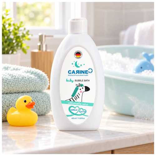 CARINE BEBEK BANYO KÖPÜĞÜ 400 ML - EĞLENCELI VE NAZIK TEMIZLIK