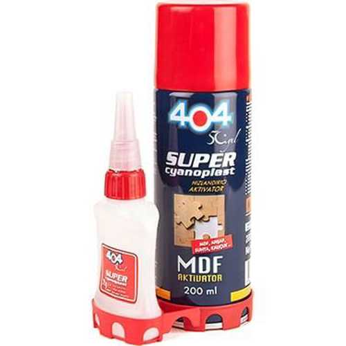 404 MDF HIZLI YAPIŞTIRICI 200ML+30GR