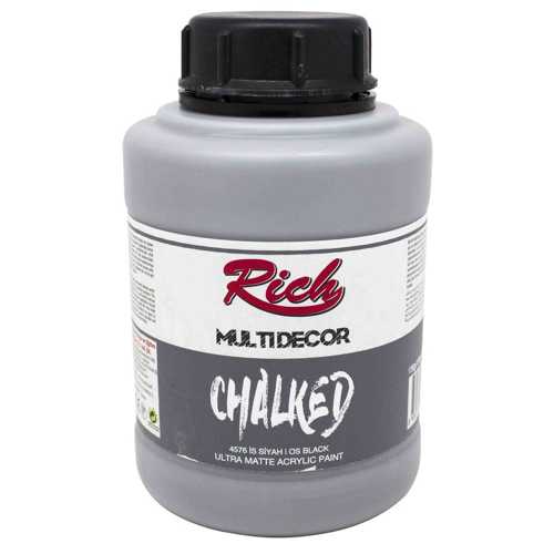 RİCH MULTİDEKOR CHALKED 1250ML 4576 İS SİYAH