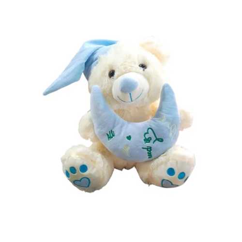 HALLEY 35CM PELUŞ AY YASTIKLI AYI PL62911