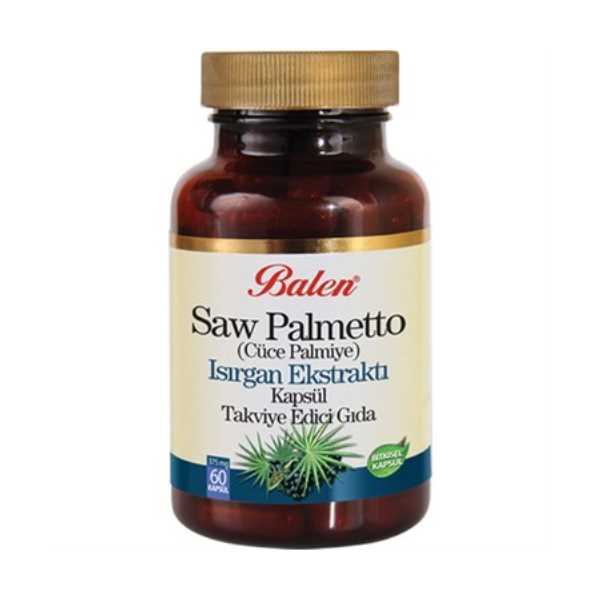 BALEN SAW PALMETTO (CÜCE PALMİYE), ISIRGAN EKSTRAKTI KAPSÜL - 60 KAPSÜL