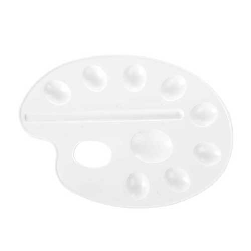 OPS RP 110TR 27CM GODELİ OVAL RESİM PALETİ ŞEFFAF