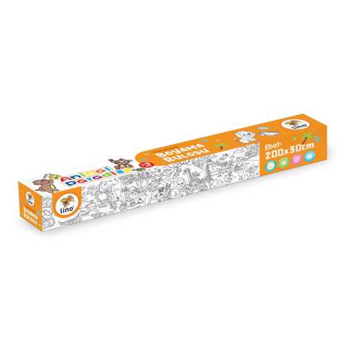 LİNO 200X30 YAPIŞKANLI BOYAMA RULOSU ANİMAL PARADİ