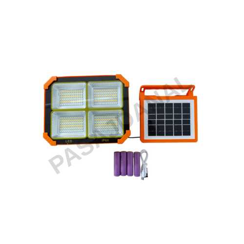 TURBO 400W SOLAR LED PROJEKTÖR KAMP SOLAR UZATMALI SOLAR PANEL+ŞARJ EDİLEBİLİR PİL+ ŞARJ KABLOSU