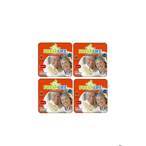 NETKAL FRESHLİFE BELBANTLI LARGE HASTA BEZİ 4 PAKET (120 ADET)