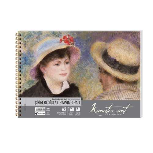 KESKİN KARATİS ART 160GR 40 YP SP.ÇİZİM DEF. A3