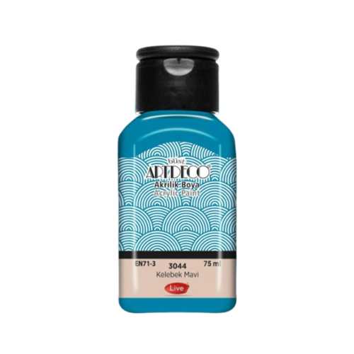 ARTDECO AKRİLİK BOYA 75ML KELEBEK MAVİ 3044