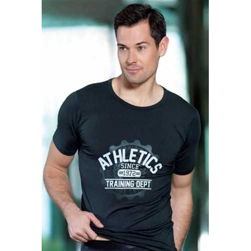 BERRAK ERKEK  ATHLETİCK BASKILI TSHİRT 1036