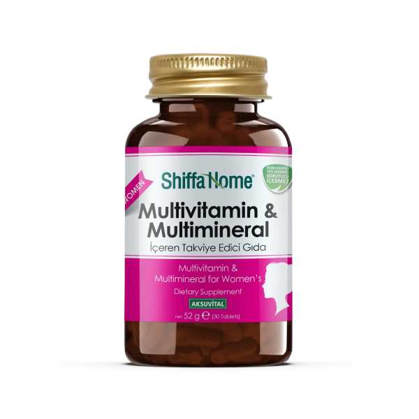 SHİFFA HOME MULTİVİTAMİN & MULTİMİNERAL - KADIN - 1760 MG X 30 TABLET