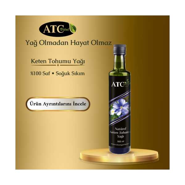 ATC VİTAL KETEN TOHUMU YAĞI 500 ML