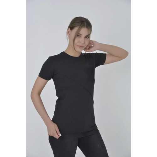 FILE CEPLI SLIM FIT T-SHIRT - SIYAH
