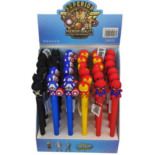 İBİS MARVEL BAŞLIKLI TIRTIL VER. KALEM 0.7MM 36 LI