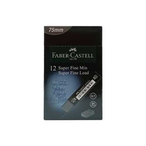 FABER MİN SÜPER FİNE T.BLACK 2B  0.7 75MM