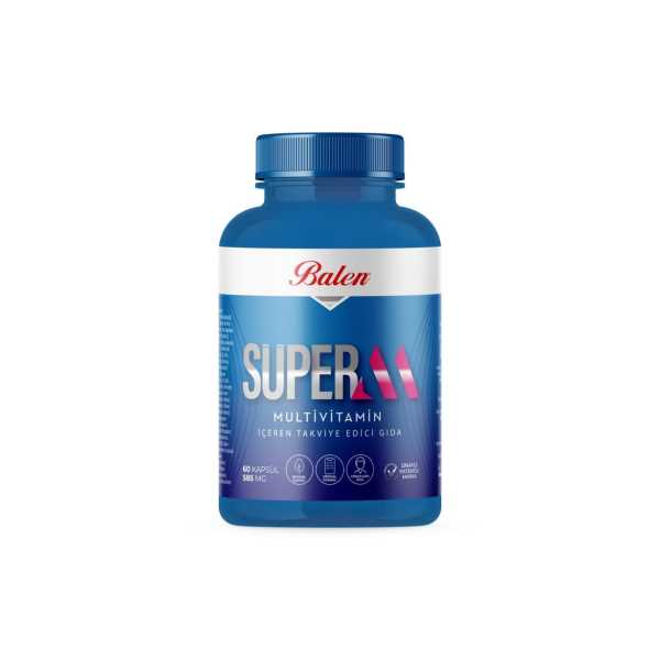 BALEN SÜPER-M MULTİVİTAMİN KAPSÜL ERKEKLERE ÖZEL * 585 MG 60 ADET
