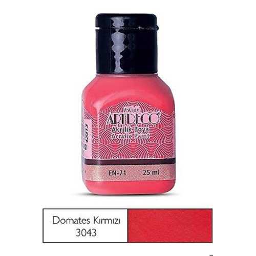 ARTDECO AKRİLİK BOYA 25ML 3043 DOMATES KIRMIZI