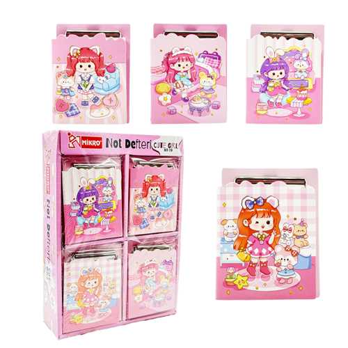 MİKRO NT-19 CUTE GİRL NOT DEFTERİ -24-
