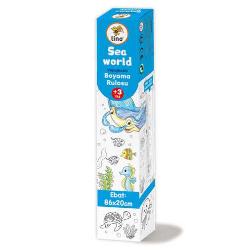 LİNO 86X20 YAPIŞKANLI BOYAMA RULOSU SEA WORLD
