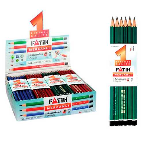 FATİH KURŞUN KALEM MERCANLI HB 12010