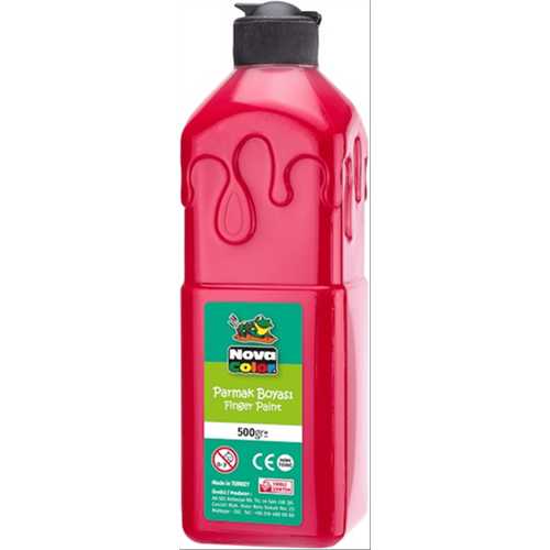 NOVA COLOR PARMAK BOYASI 500GR KIRMIZI