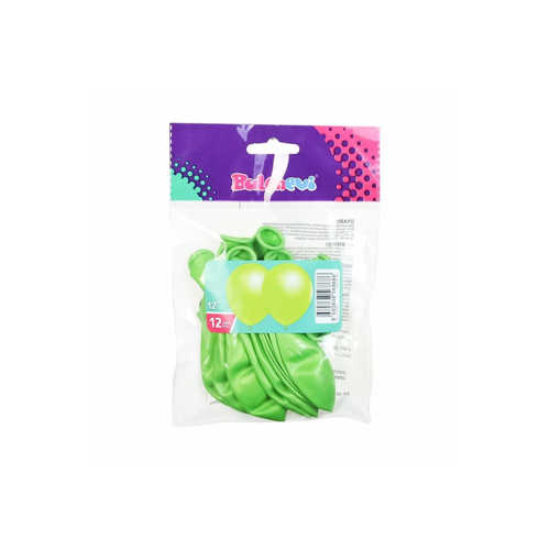 BALONEVİ BALON METALİK AÇIK YEŞİL 12" 12Lİ