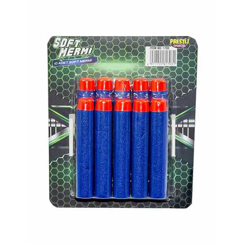 PRESTİJ KARTELALI DART MERMİSİ 10LU