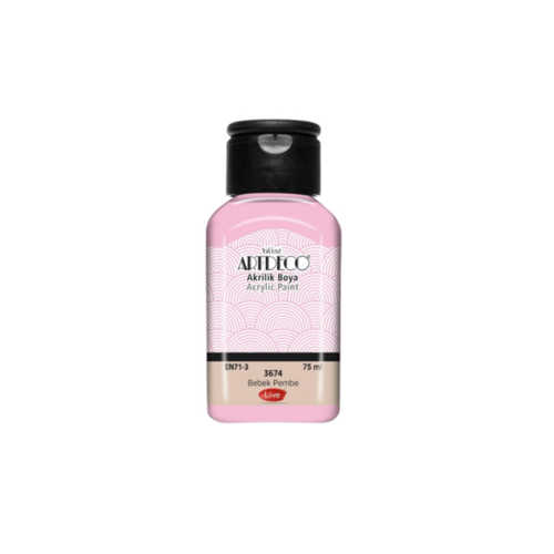 ARTDECO AKRİLİK BOYA 75ML BEBEK PEMBE 3674